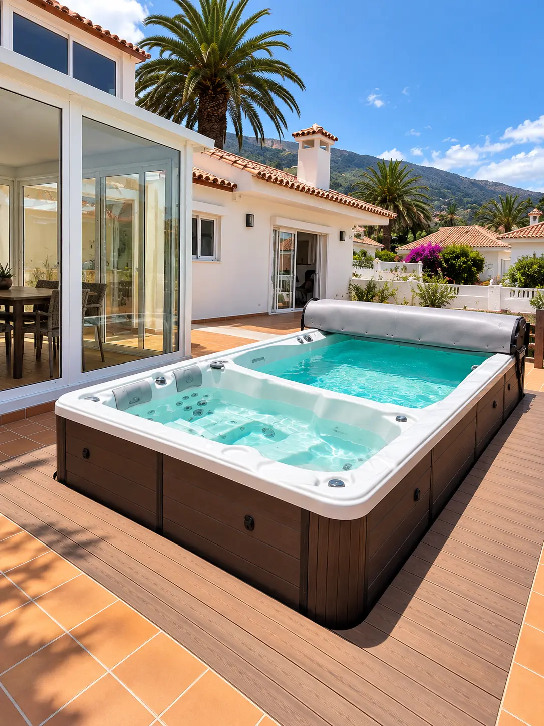 AQA Swimspa 1000 instalado